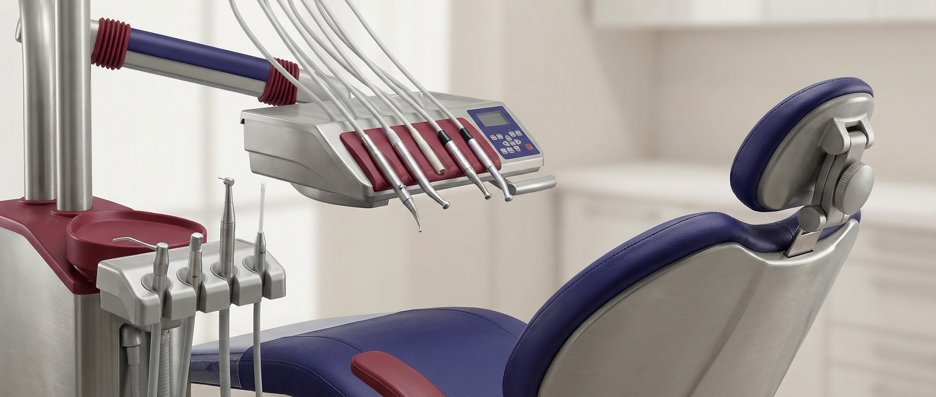 Верхняя подача: инструменты расположены сверху в зоне быстрого доступа