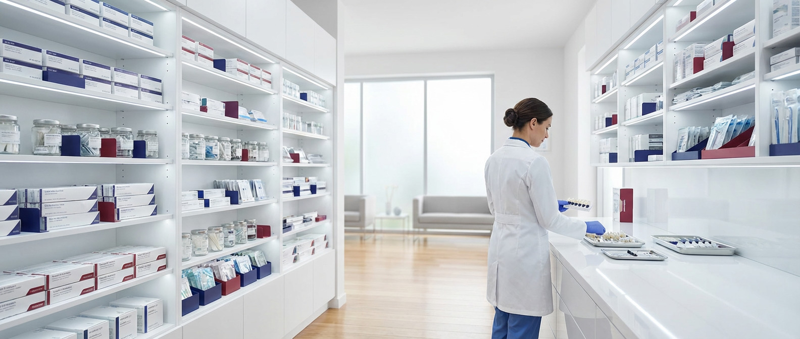 Разделы каталога StomatMarket для подбора материалов