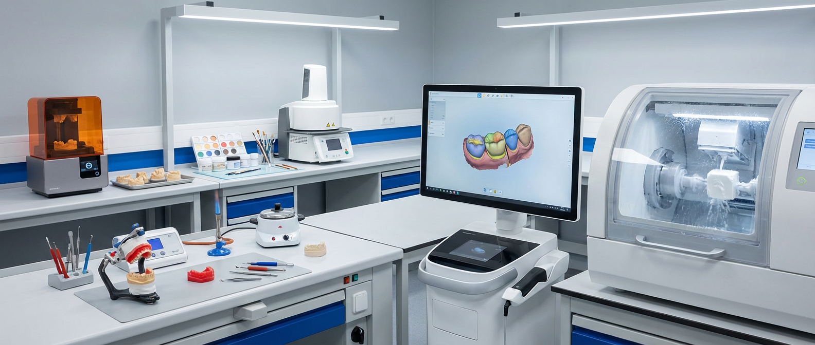 Оснащение зуботехнической лаборатории под разные задачи