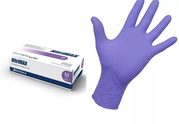 Перчатка нитриловая NitriMAX 765 M Ультрамарин (50 пар) Перчатка нитриловая NitriMAX 765 M Ультрамарин (50 пар)
