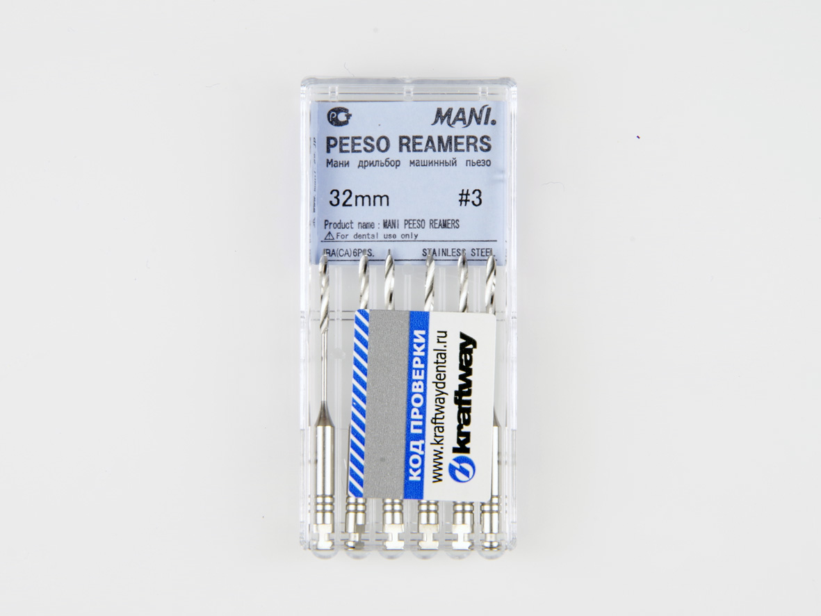 Peeso Reamers, Mani, 32мм, ISO-3 (6шт.)2