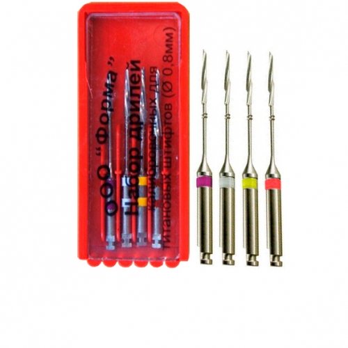 ООО Форма Набор дрилей расширительных ДР 0,8мм. (4шт.)