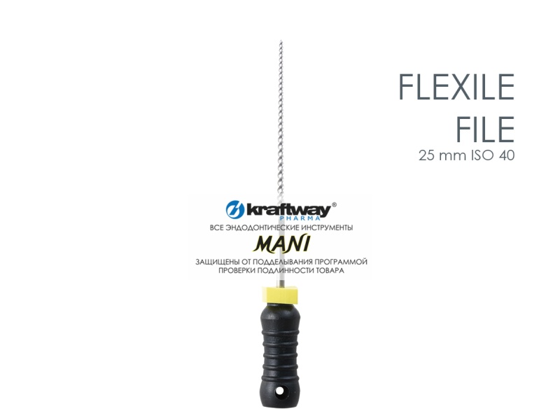 Flexile Files, Mani, 25мм, ISO-40 (6шт.)