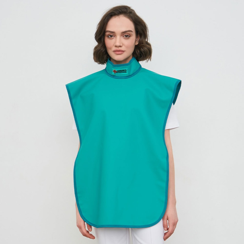 Фартук защитный стоматологический виниловый для пациента Амико, свинцовый эквивалент 0.35 мм Pb