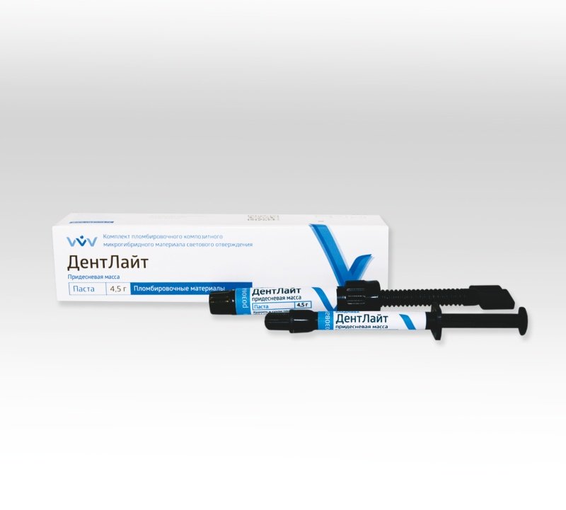 Дентлайт придесневая масса