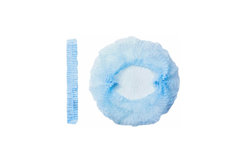 Шапочка медицинская EleGreen Шарлотта, Голубая (100шт.)