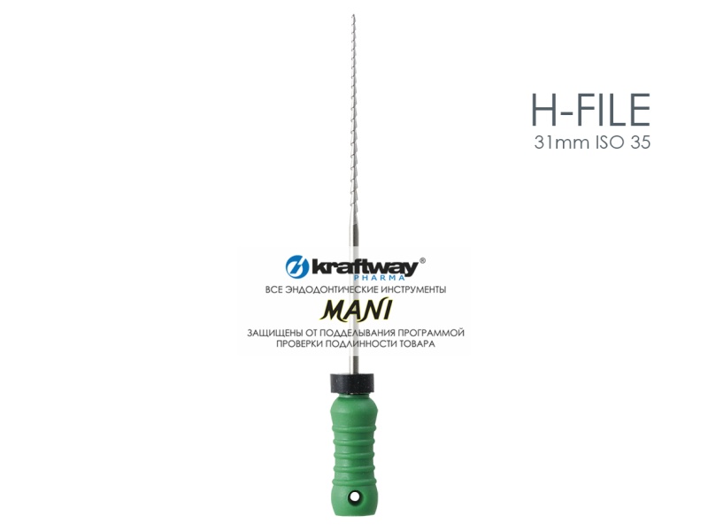 H-Files, Mani, 31мм, ISO-35 (6шт.)