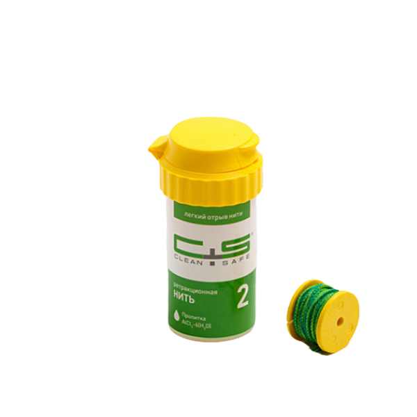 Нить ретракционная ProfiCord X №2, Clean+Safe, с пропиткой 254см.