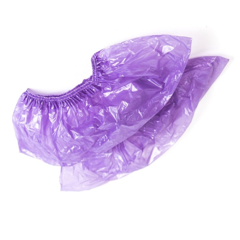 Бахилы EleGreen фиолетовые