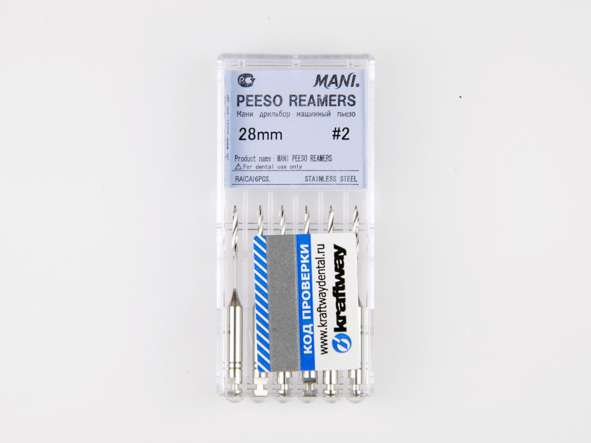 Peeso Reamers, Mani, 28мм, ISO-2 (6шт.)2