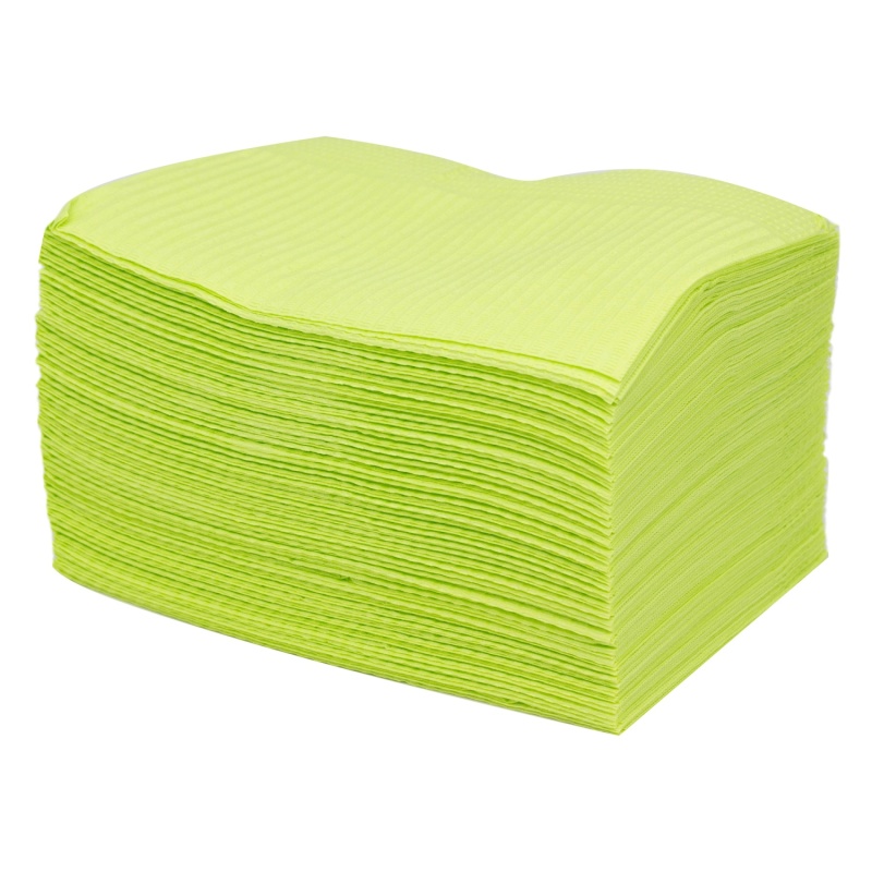 Салфетки нагрудные JNB, 2-слойные, Цвет Лайм Салфетки нагрудные JNB, 2-слойные, Цвет Лайм