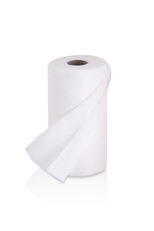 Салфетки медицинские СпецМедЗащита 30х40, белые в рулоне, из нетканного материала (100шт.)