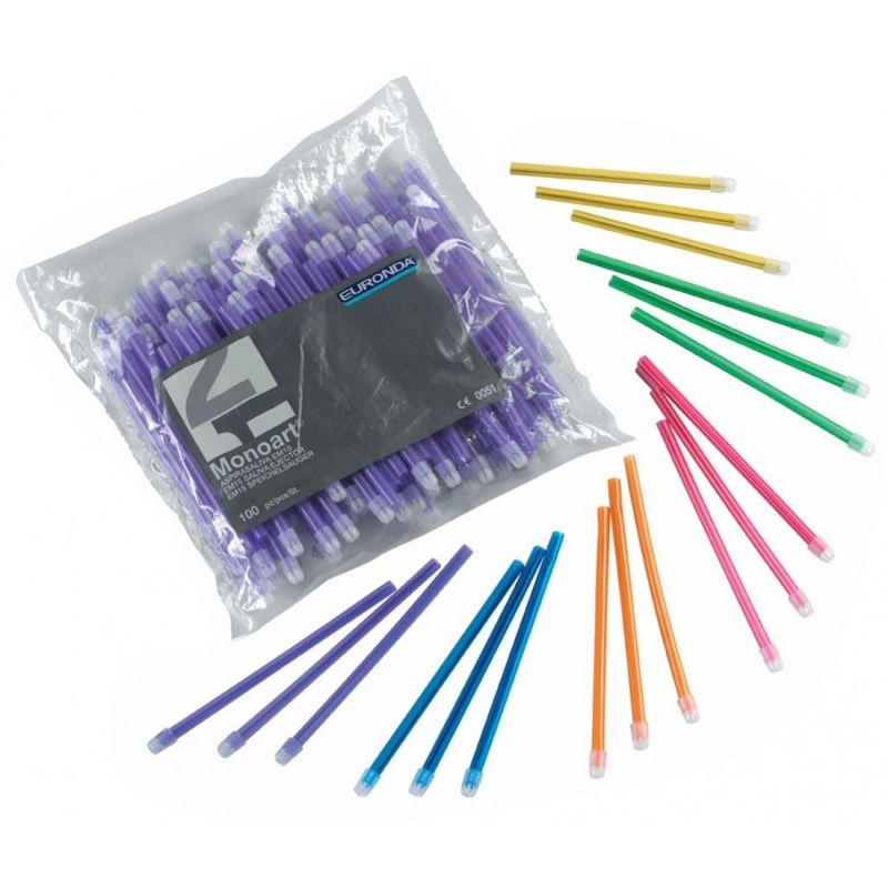 Слюноотсосы Euronda Monoart (100шт.)