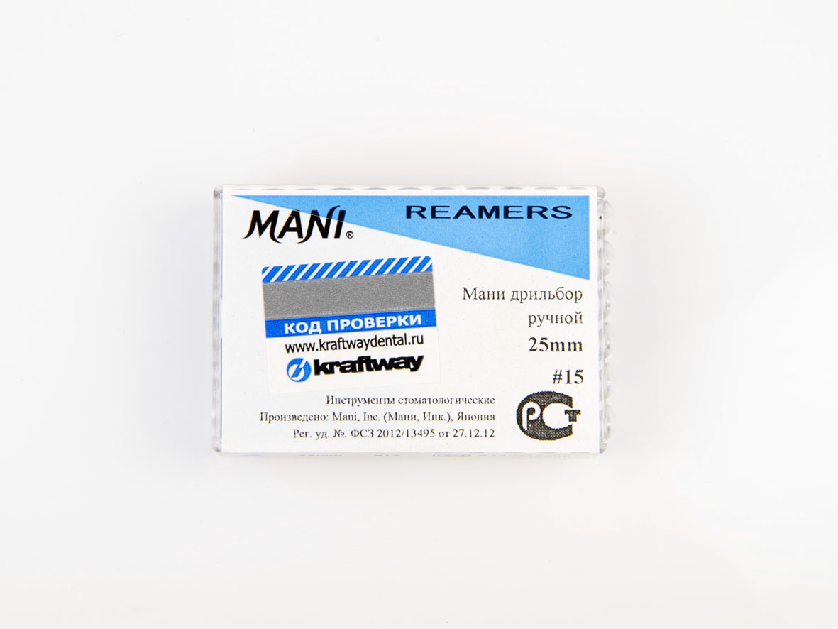 Reamers, Mani, 25мм, ISO-15 (6шт.)3