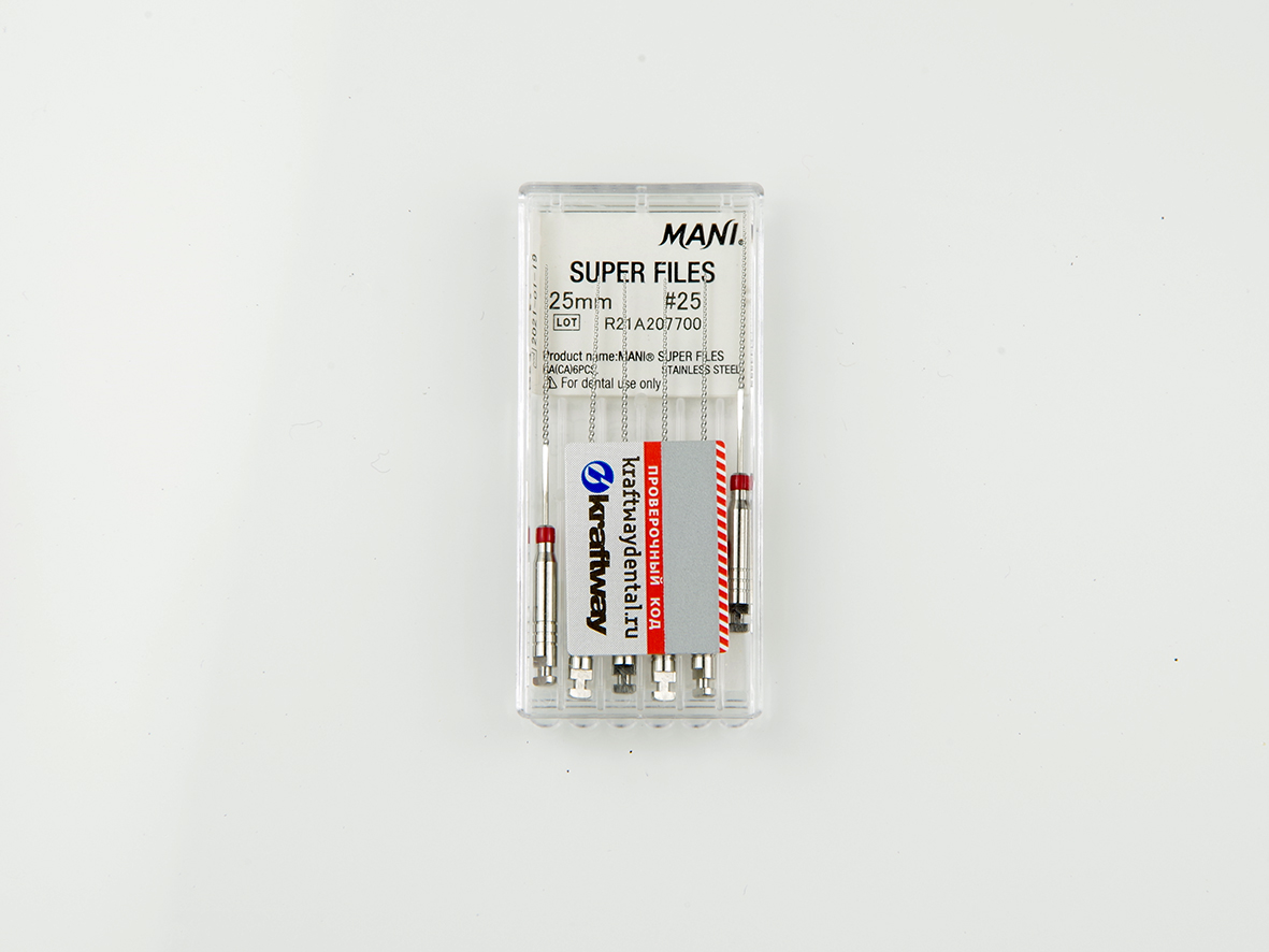 Super Files, Mani, 25мм, ISO-25 (6шт.)2