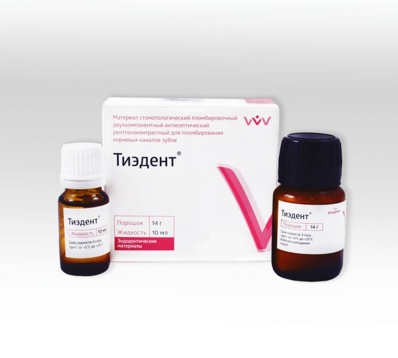Тиэдент, ВладМиВа, материал Двухкомпонентный (14гр.+10мл.)
