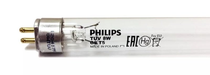 Лампа бактерицидная Philips TUV 8W (1шт.) Лампа бактерицидная Philips TUV 8W (1шт.)