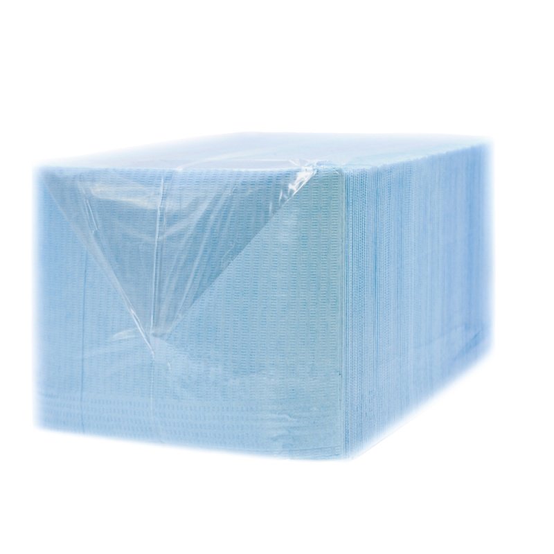 Салфетки нагрудные JNB, 2-слойные, Цвет Голубой