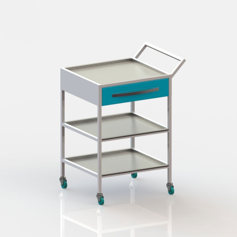 Стол медицинский Виталия СИП2-1 Модель 2 (653х528х895)