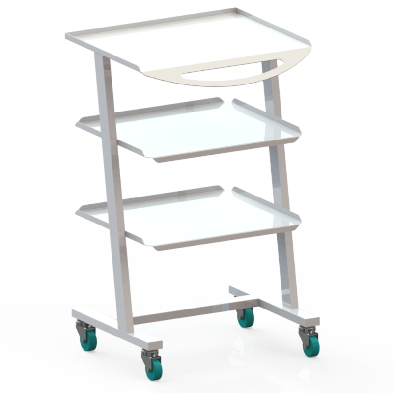 Подкатной столик медицинский Виталия Стол СП Модель 3 (470х370х765)