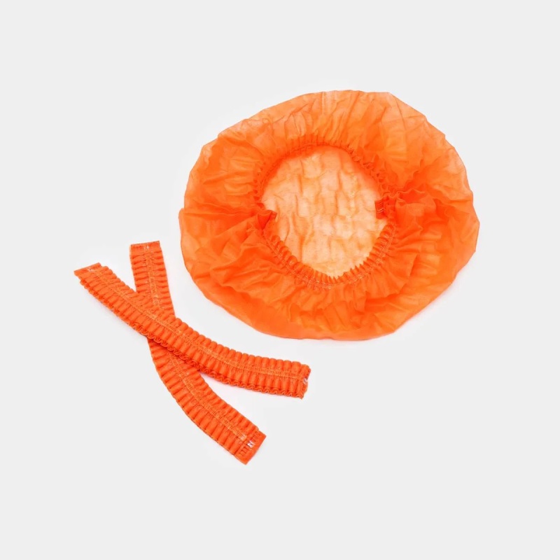 Шапочка медицинская СпецМедЗащита Шарлотта, Оранжевая (100шт.)