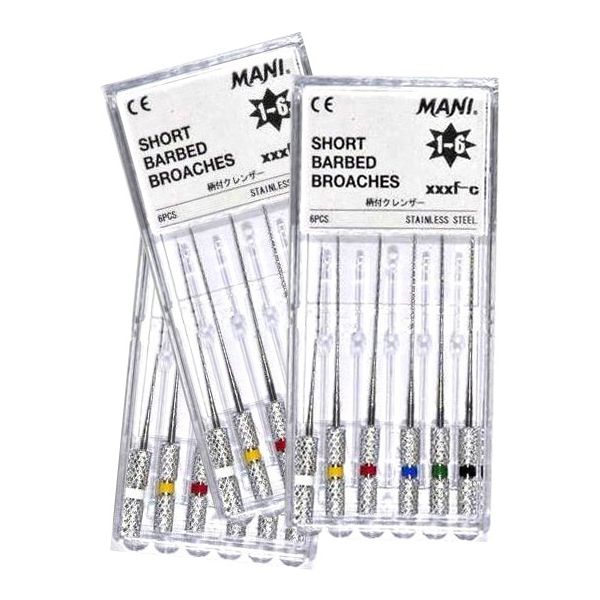 Mani Short Barbed Broaches