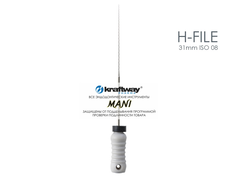 H-Files, Mani, 31мм, ISO-08 (6шт.)