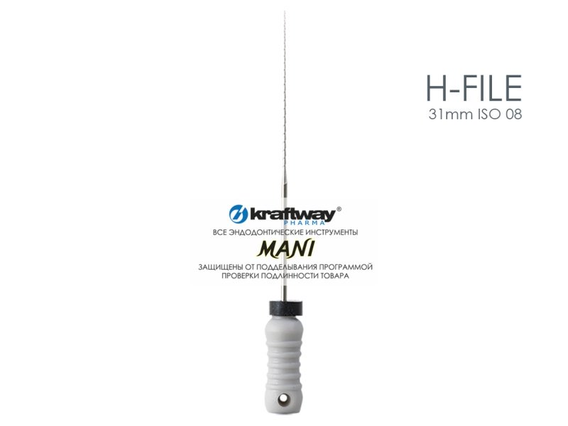 H-Files, Mani, 31мм, ISO-08 (6шт.)