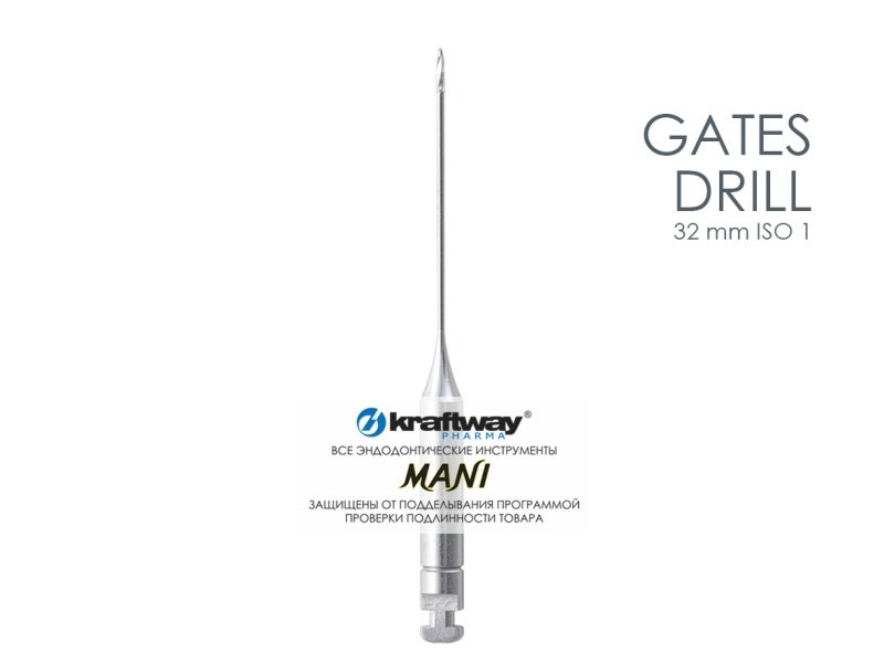 Gates Drills, Mani, 32мм, ISO-1 (6шт.)
