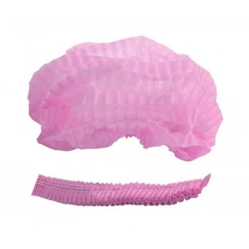 Шапочка медицинская СпецМедЗащита Шарлотта, Розовая (100шт.)