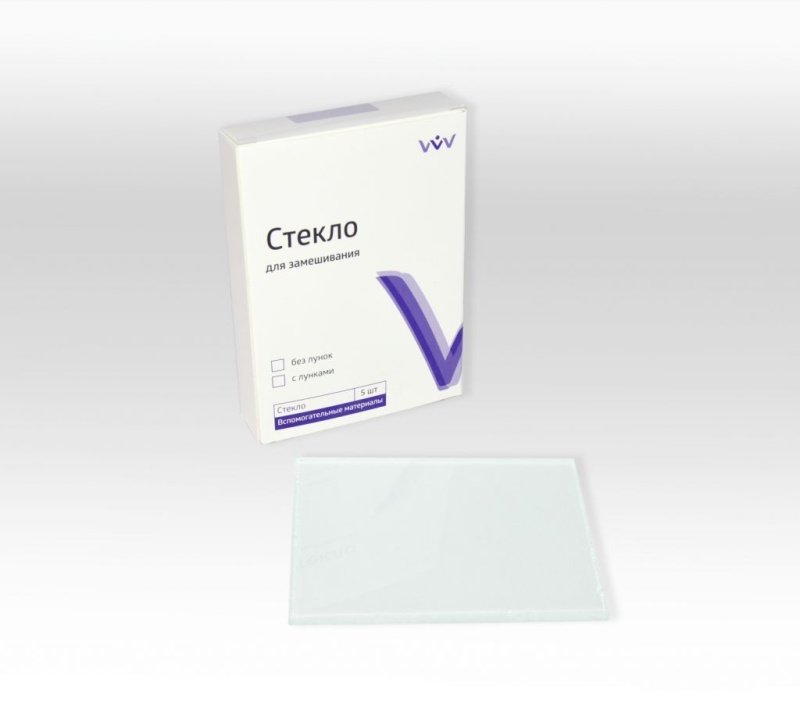 Стекло для замешивания без лунок (1шт.), Владмива