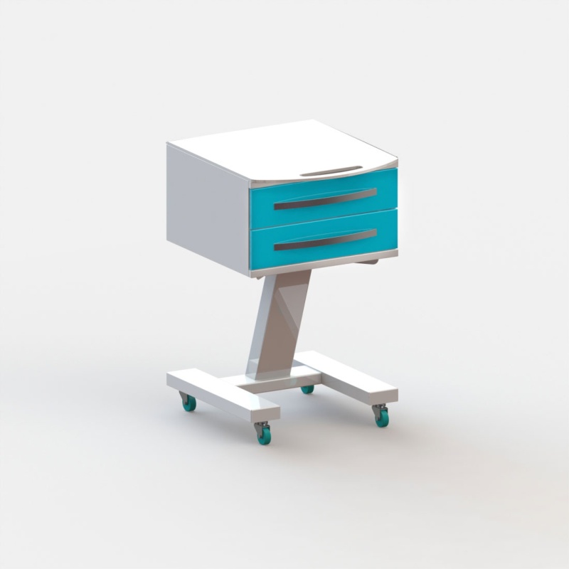 Столик врача стоматолога передвижной Виталия Стол С2 Модель 5 (500х525х815) Столик врача стоматолога передвижной Виталия Стол С2 Модель 5 (500х525х815)