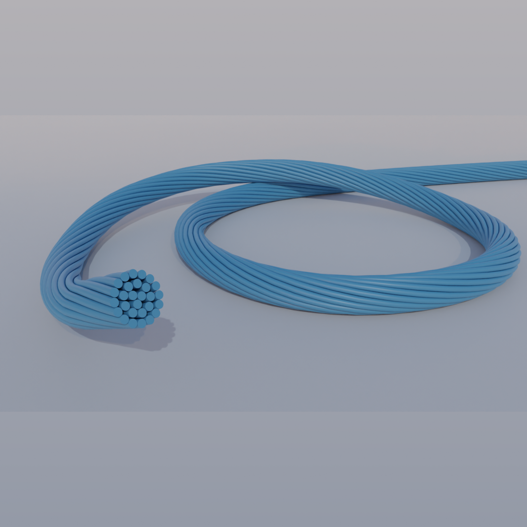 Шелк голубой