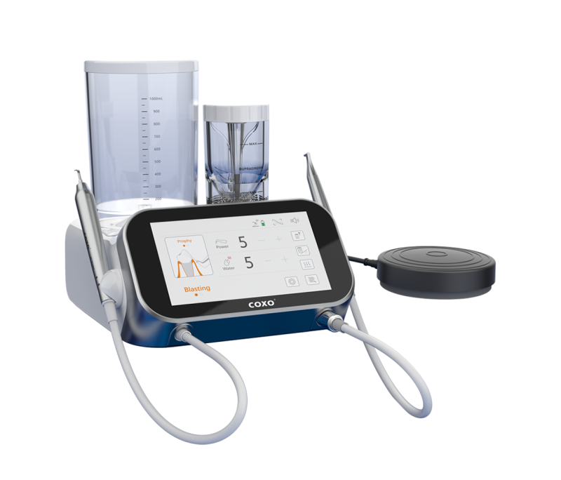 Скалер ультразвуковой Coxo PT MASTER с функцией воздушного полирования Скалер ультразвуковой Coxo PT MASTER с функцией воздушного полирования