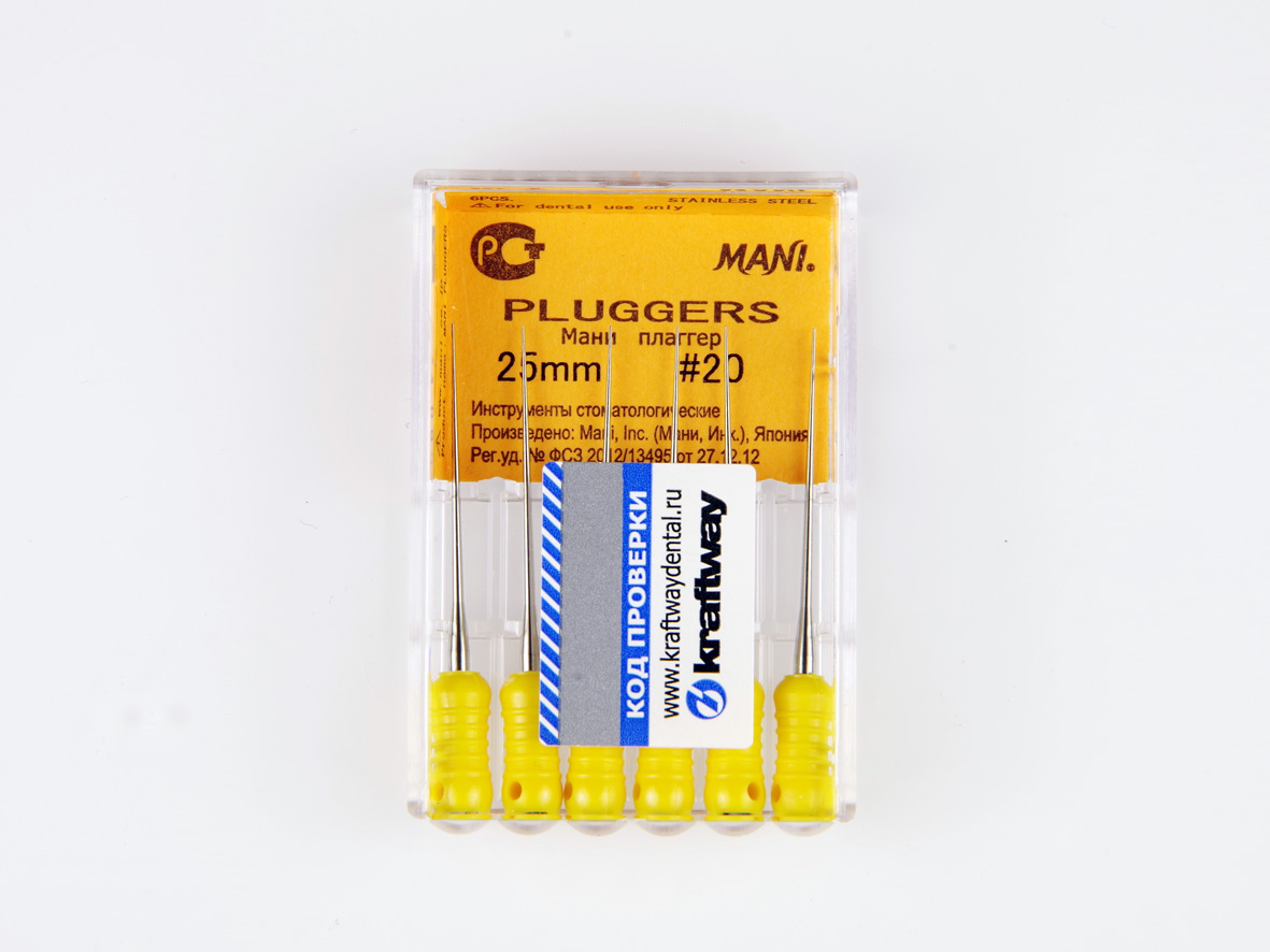 Pluggers, Mani, 25мм, ISO-20 (6шт.)2