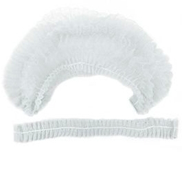 Шапочка медицинская EleGreen Шарлотта, Белая (100шт.)