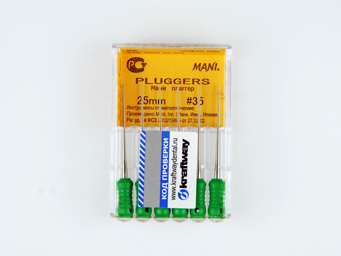 Pluggers, Mani, 25мм, ISO-35 (6шт.)2 Pluggers, Mani, 25мм, ISO-35 (6шт.)2