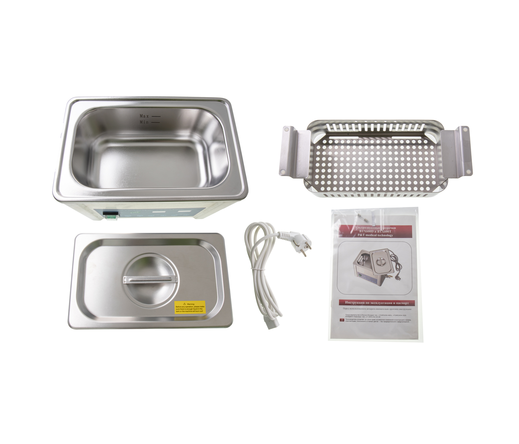 Ультразвуковая ванна-BTX-600 P&T (Ningbo) 3л.5