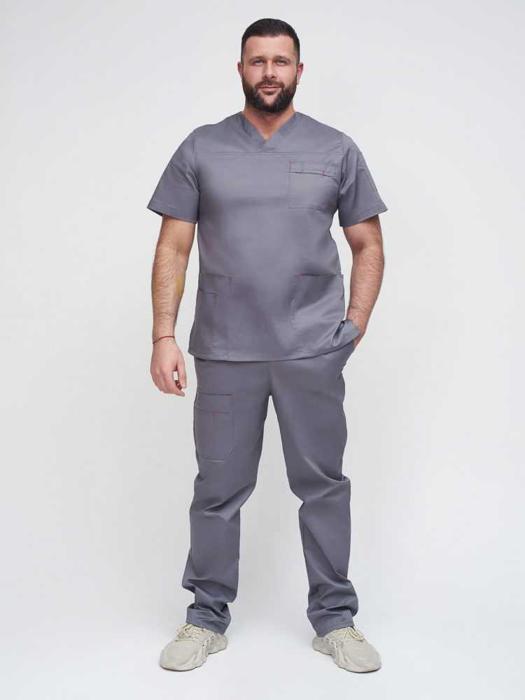 medicinskij-muzhskoj-kostyum-seryj-otdelka-krasnaya-385-1-1