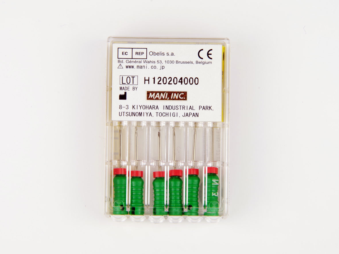 H-Files, Mani, 28мм, ISO-35 (6шт.)2 H-Files, Mani, 28мм, ISO-35 (6шт.)2