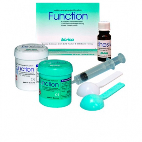 Function, Bisico, адгезивный материал для формирования функциональных краев протеза (300гр.+10мл.)