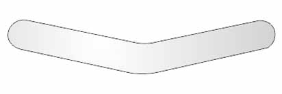 Матрицы Top BM 1.0931, 50мкм. метал. плоские для моляров (12шт.)