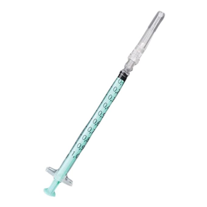 Шприц Елец, с надетой иглой 1мл. (1шт.)