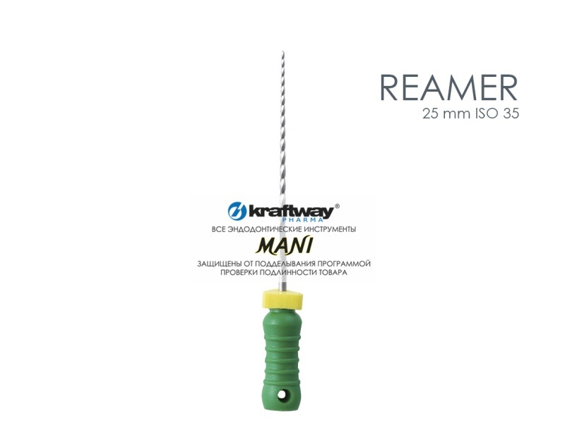 Reamers, Mani, 25мм, ISO-35 (6шт.)