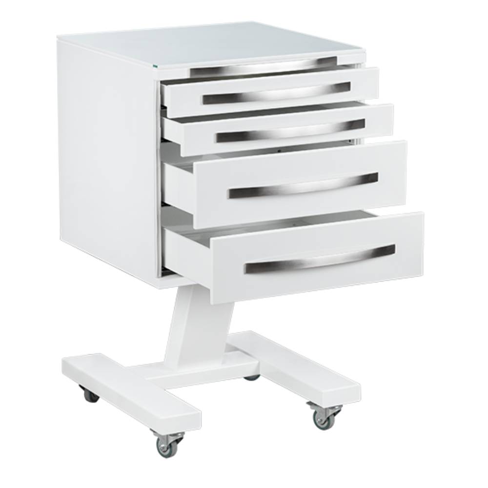 Столик врача стоматолога передвижной Виталия Стол С4 (500х525х865)2