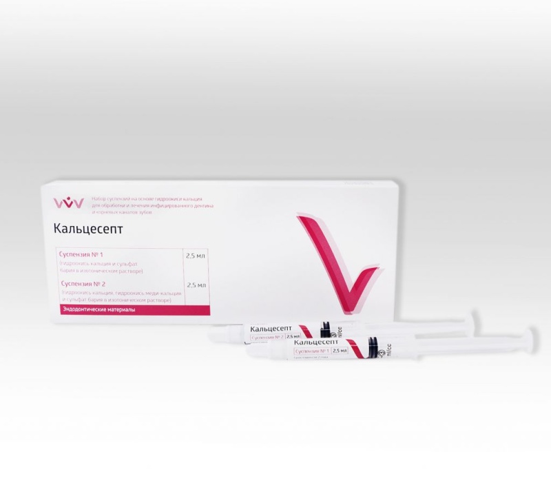Кальцесепт, ВладМиВа, набор суспензий (2.5мл.+2.5мл.)