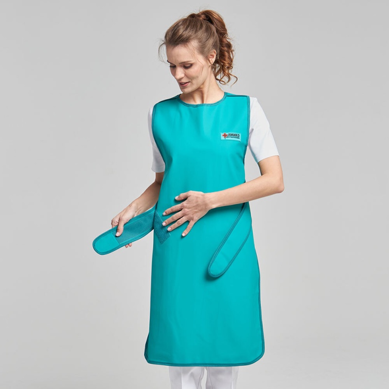 Фартук стоматологический для персонала односторонний виниловый Амико, свинцовый эквивалент 0.25 Pb.