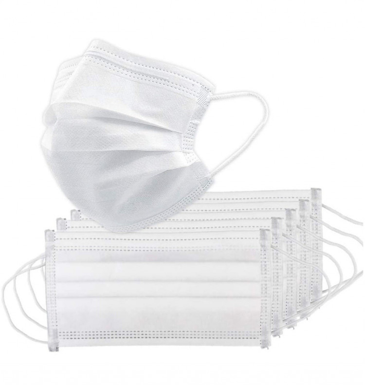 Маска медицинская Dental Formula Белая, 3-х слойная (50шт.)