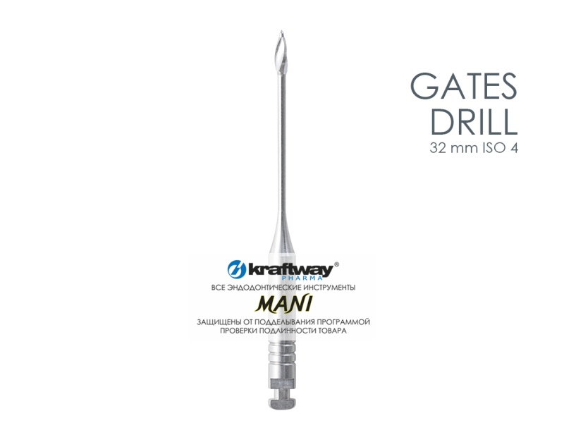 Gates Drills, Mani, 32мм, ISO-4 (6шт.)