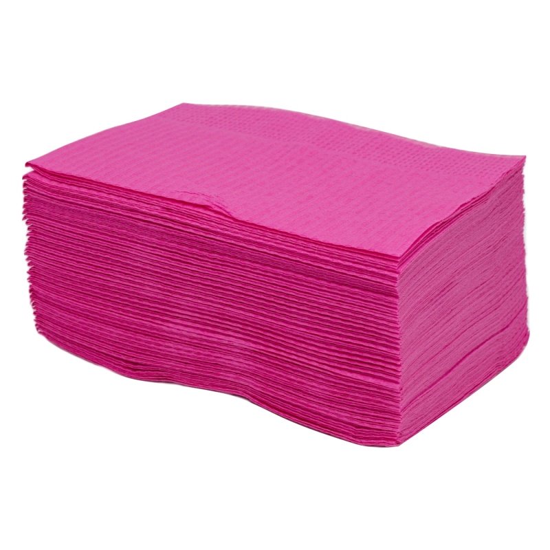 Салфетки нагрудные JNB, 2-слойные, Цвет Гортензия